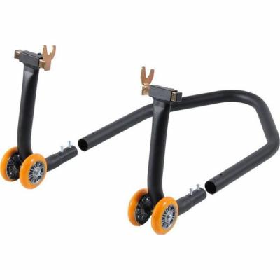 Béquille arrière Lightech noire démontable avec supports pions