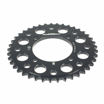 Couronne YCF - 4 trous Aluminium - D41/420 - Noir