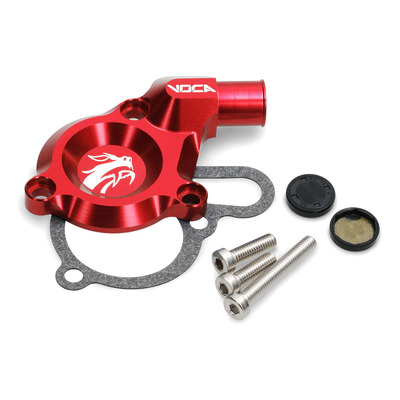 Couvercle de pompe à eau Voca Racing CNC rouge Derbi Euro 3