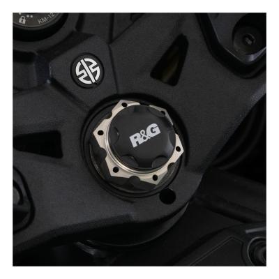Insert écrou de direction R&G Racing noir Aprilia RSV4 1100 19-21