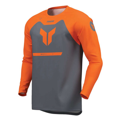 Maillot cross enfant Thor Youth Ridemode Menace charcoal