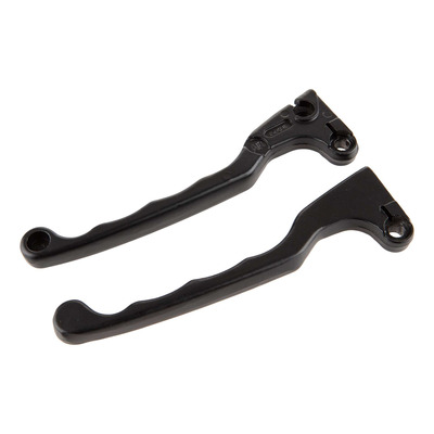 Paire de leviers de frein noir type origine pour Peugeot 103 SPX / RCX