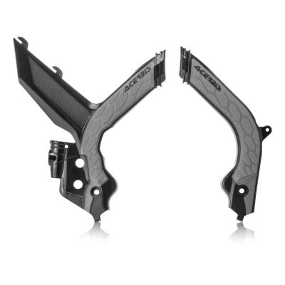 Protection de cadre Acerbis X-Grip KTM 125 SX 19-20 Noir/gris Brillant