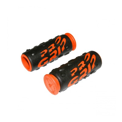 Revêtements de poignées vélo Progrip 952 noir/orange