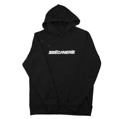 Sweat à capuche La Bécanerie 2025 noir/blanc