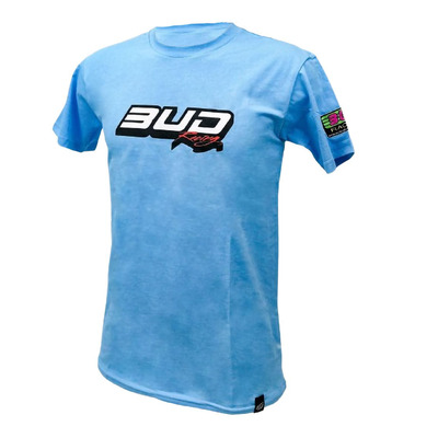 Tee-Shirt Bud Racing Logo bleu ciel