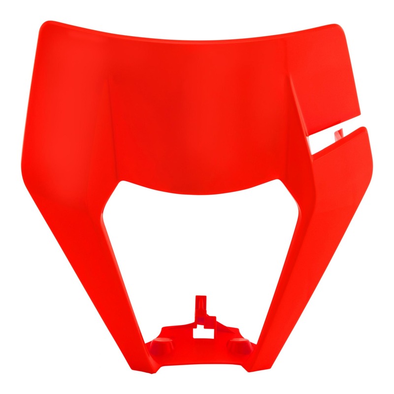 Plastique plaque phare Acerbis KTM 125 EXC 17-19 orange fluo