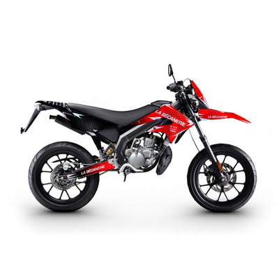 Kit déco La Bécanerie Team Edition rouge/noir holographique Derbi DRD X-treme/Gilera SMT
