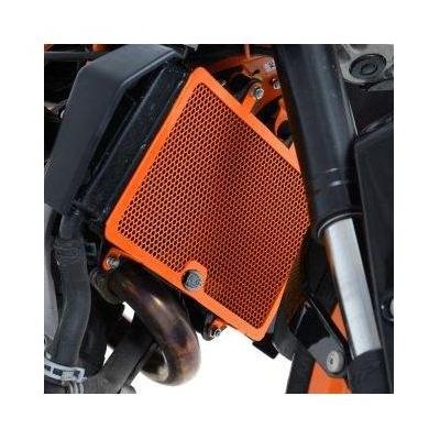 Protection de radiateur R&G Racing orange KTM Duke 390 13-18