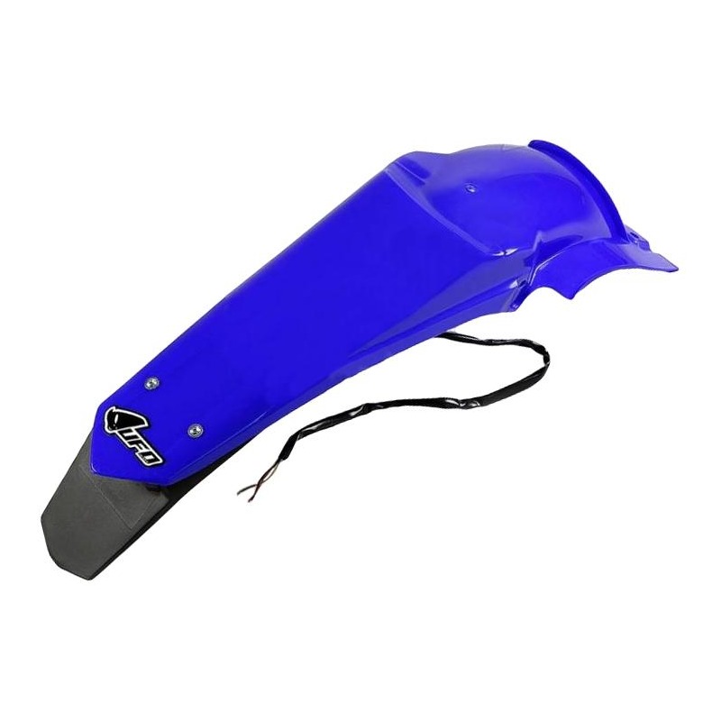 Garde-boue arrière avec feu UFO Yamaha 450 WR-F 12-15 bleu (bleu refl