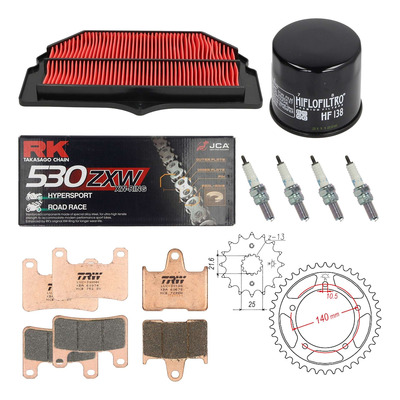 Kit entretien NF Prokit premium Suzuki GSXR-R 1000 2004
