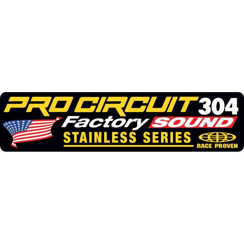 Autocollant Pro Circuit pour échappement R-304 Factory