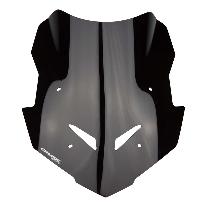 Bulle Ermax Sport 36 cm Yamaha Tracer 9 21-24 noir foncé opaque