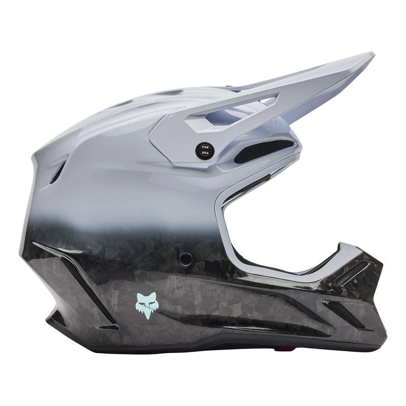 Casque cross Fox Racing V3 RS Ghost white