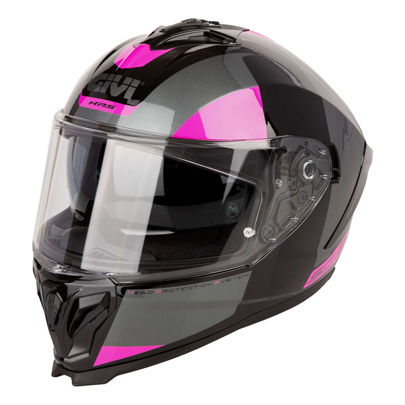 Casque intégral Givi 50.3 Vision titanium/fuschia brillant
