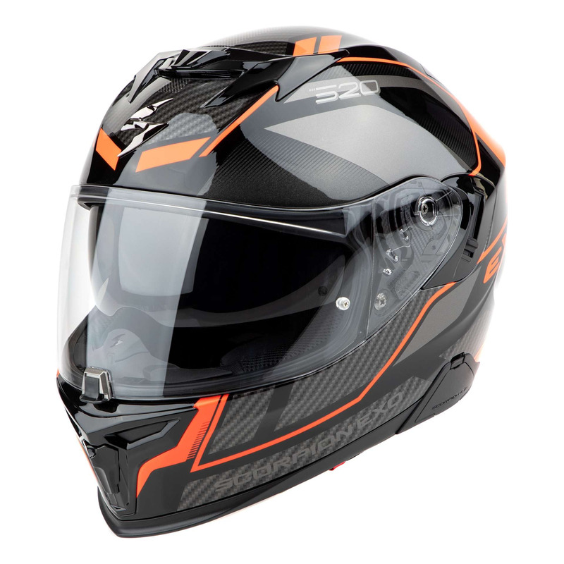 Casque intégral Scorpion Exo-520 Evo Air Lena black/red