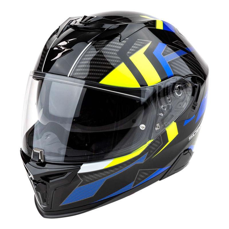 Casque intÃ©gral Scorpion Exo-520 Evo Air Sensus black/blue/neon yello