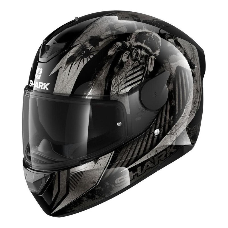 Casque intégral Shark D-Skwal 2 Atraxx noir/anthracite/argent brillan