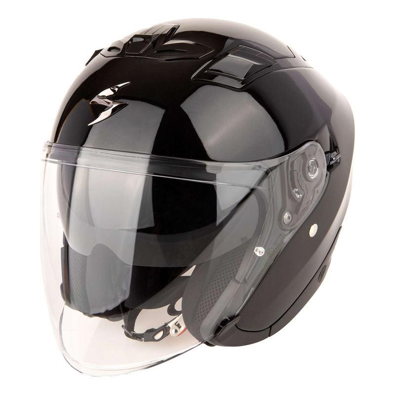 Casque jet Scorpion Exo-Z1 Solid metallic black