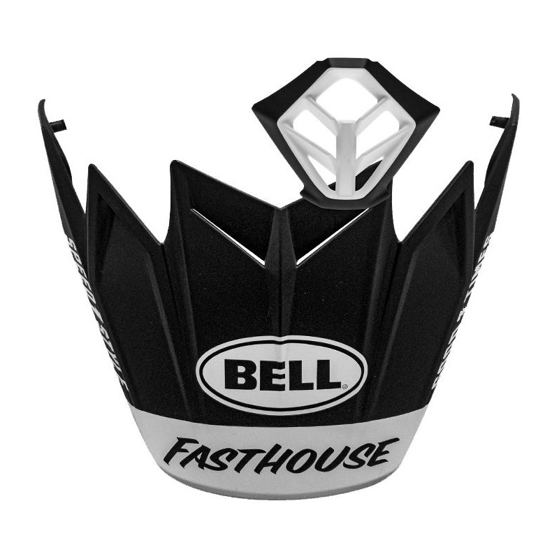 Casquette de casque cross Bell Moto-9 Fasthouse noir/blanc mat