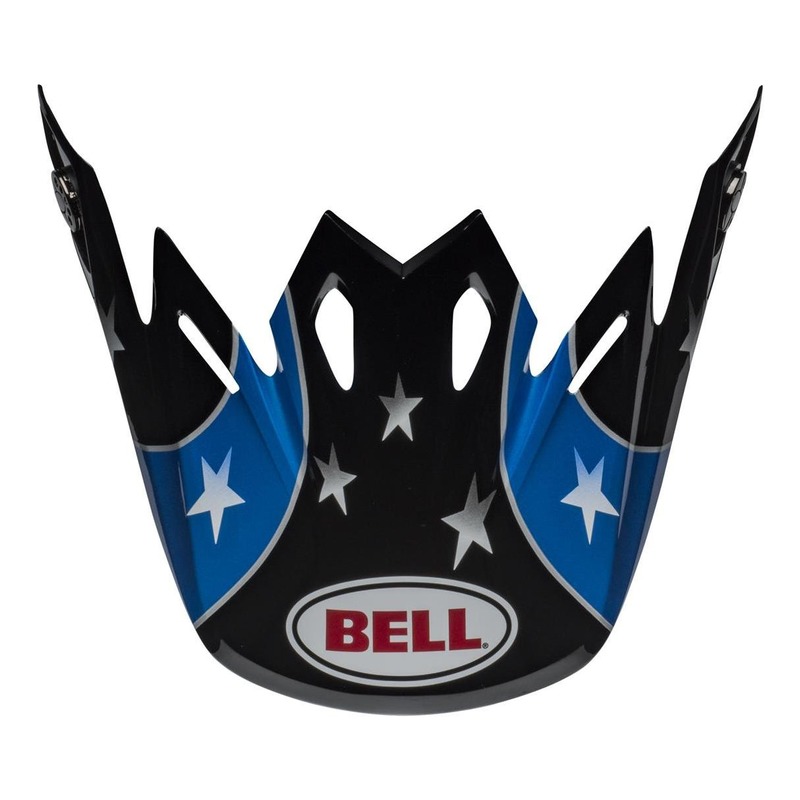 Casquette de casque cross Bell Moto-9 Tomac noir/bleu