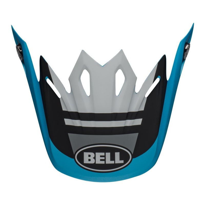 Casquette de casque cross Bell MX-9 Mips Prophecy blanc/noir/bleu