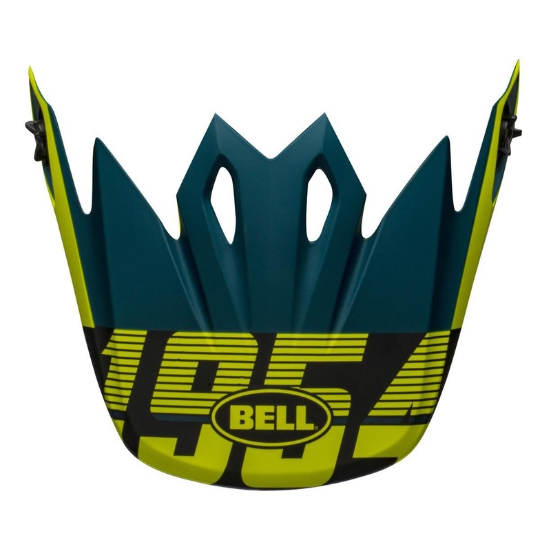 Casquette de casque cross Bell MX-9 Mips Strike bleu/jaune mat