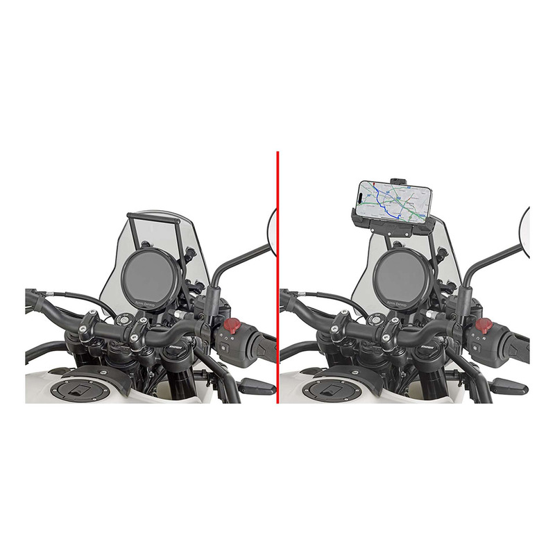 Châssis support GPS/Smartphone Givi Royal Enfield 450 Himalayan 24-26