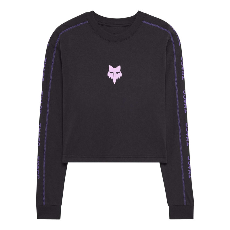 Crop top Fox Racing Women Image Phantom black