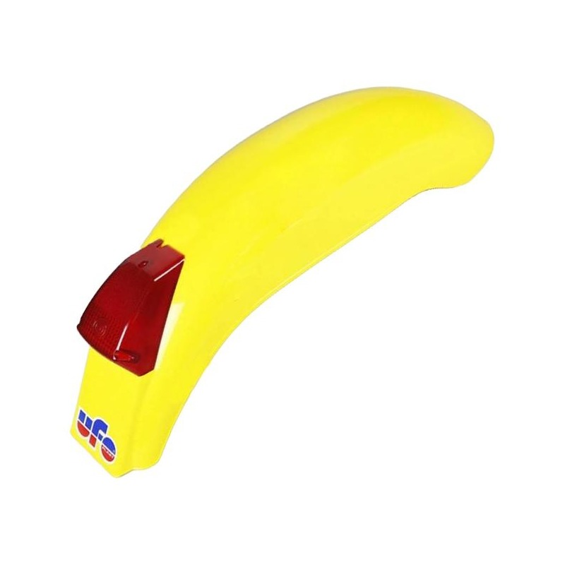 Garde-boue arrière vintage UFO avec feu type Preston jaune