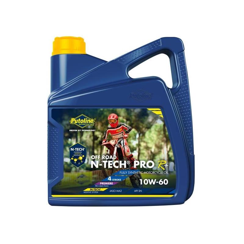 Huile moteur 4T 100% synthétique Putoline N-Tech® Off Road 10W60 (4
