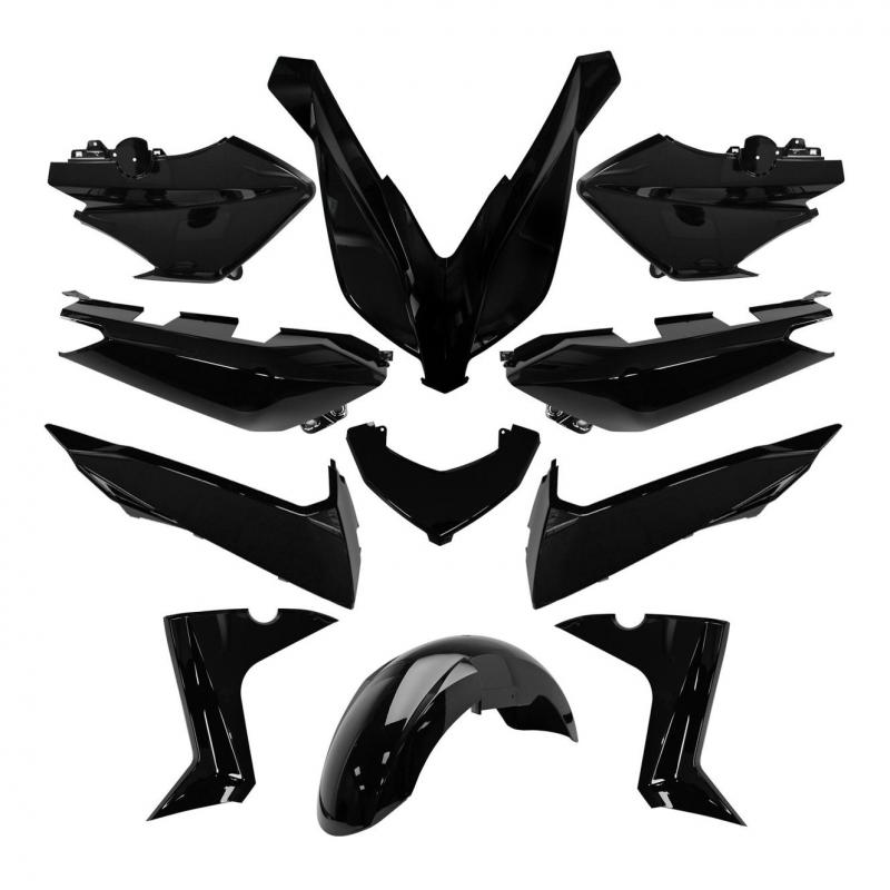 Kit habillage noir brillant Yamaha X-Max 125/250/400 2014-17