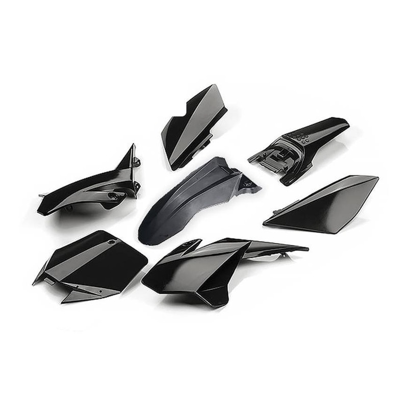 Kit plastique complet YCF 88 Lite à partir 2020 noir