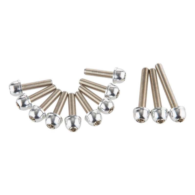 Kit visserie acier carter MBK Booster / Yamaha Bw's chrome