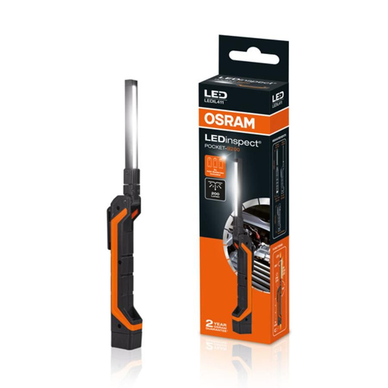 Lampe d'atelier Ã  piles Osram 200 lumens pocket-b200