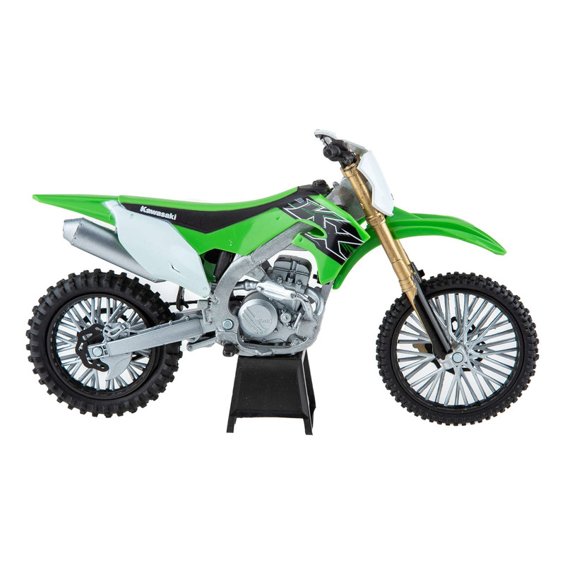 Moto miniature Kawasaki KXF 450 Origine NewRay 1/12Â°