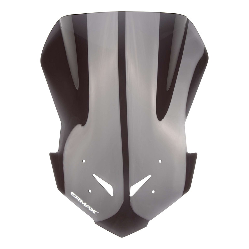 Pare-brise Ermax haute protection 50 cm Yamaha Tracer 900 15-17 noir c