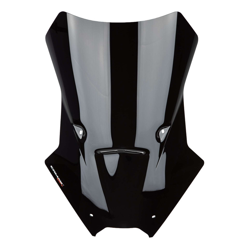 Pare-brise Touring Ermax 47 cm Honda X-ADV 750 21-25 noir foncé opaqu