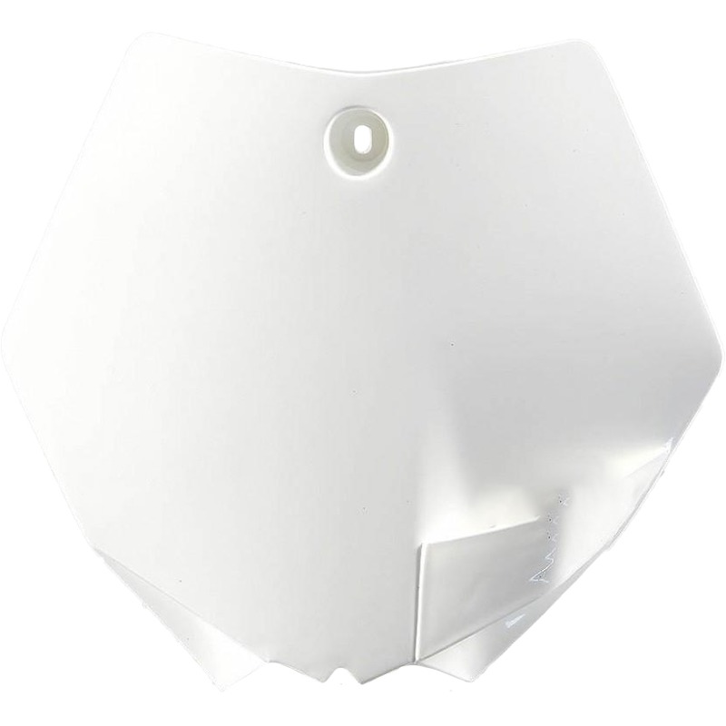 Plaque numéro frontale UFO KTM 65 SX 09-15 blanc