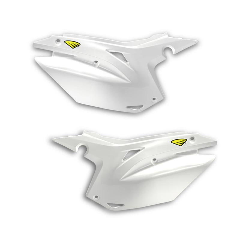 Plaques numéro latérales Cycra Honda CRF 450R 13-16 blanc