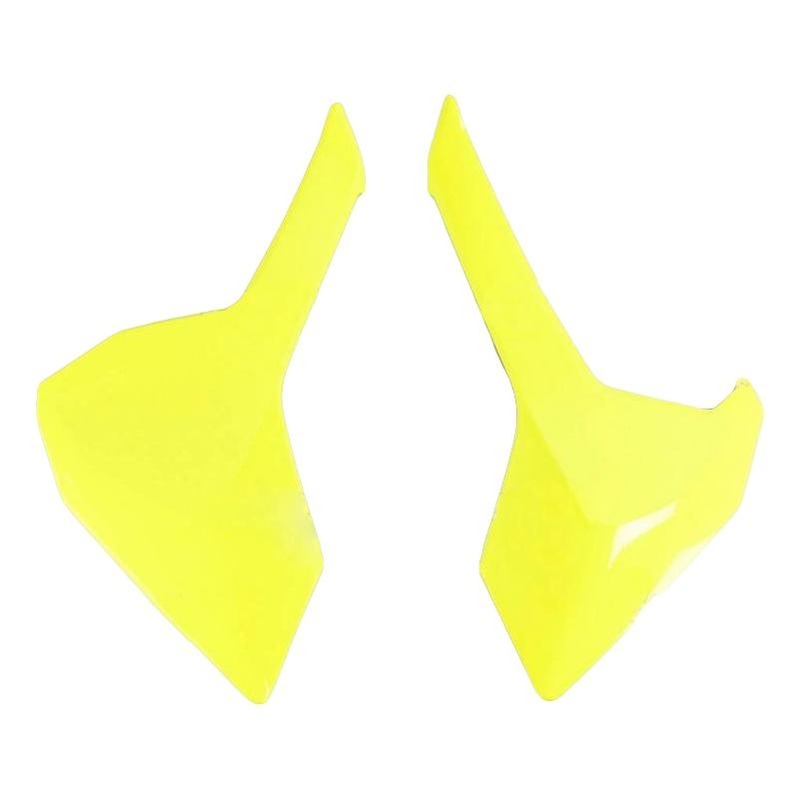 Plaques numéro latérales UFO Husqvarna 250 FC 16-18 jaune fluo