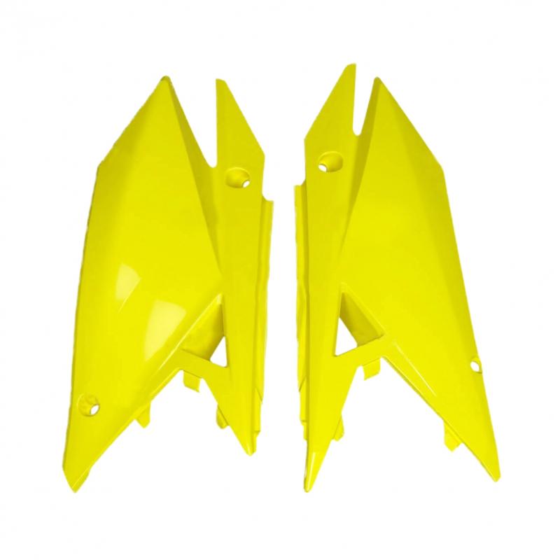 Plaques numéro latérales UFO Suzuki 450 RM-Z 2018 jaune