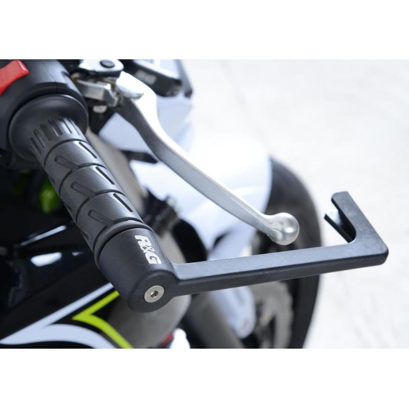 LEVIER DE FREIN/EMBRAYAGE MOTO REGLABLE/RETRACTABLE POUR KAWASAKI 900 Z900, 650 Z650 NOIR