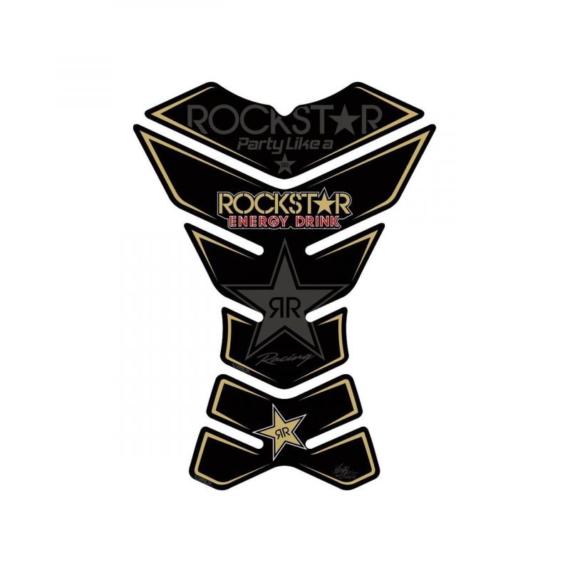 Protection de réservoir Motografix noir Rockstar Energy 3 pièces