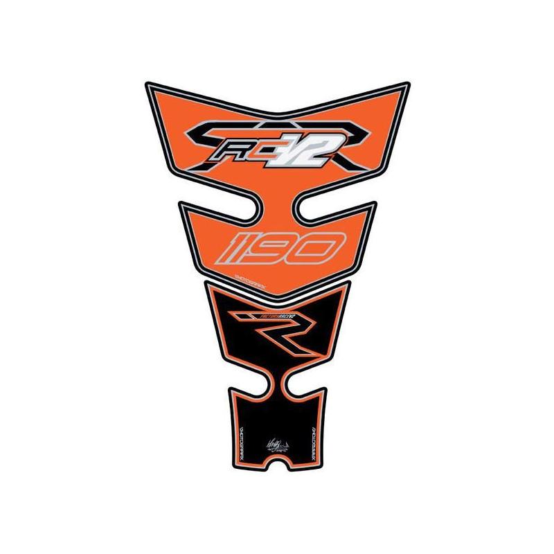 Protection de réservoir Motografix orange/noir KTM RC8-R 4 pièces