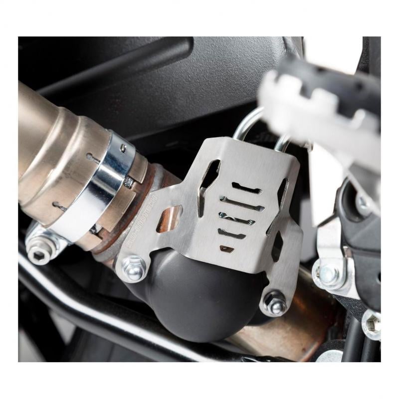 Protection de valve d'échappement SW-MOTECH gris Suzuki V-Strom 1000 14-19