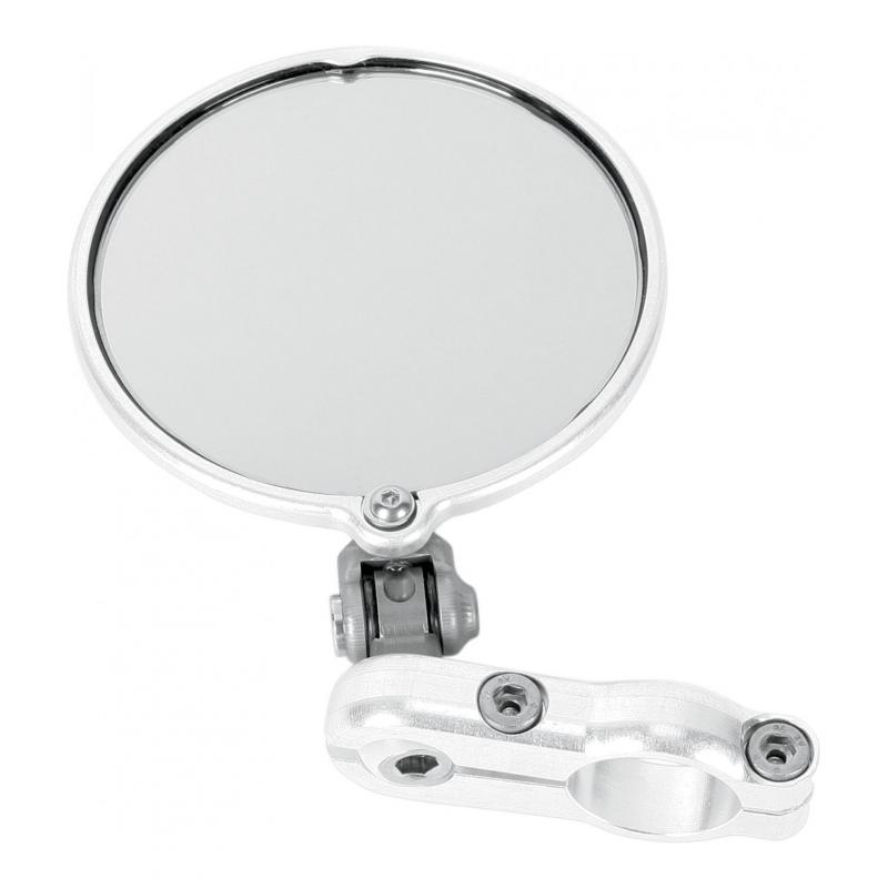 Rétroviseur latéral Droit Hindsight miroir rond Ø76mm rabattable (seul) chrome
