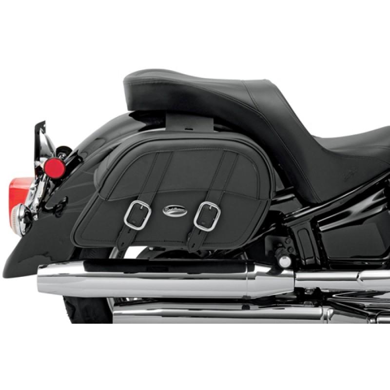 Sacoches latérales Saddlemen Drifter Slant Large noires sans fixation
