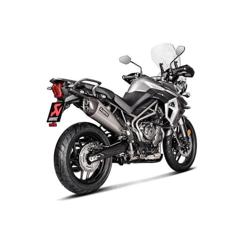 Silencieux Akrapovic Titane Triumph Tiger 800 XC/XR 18-20