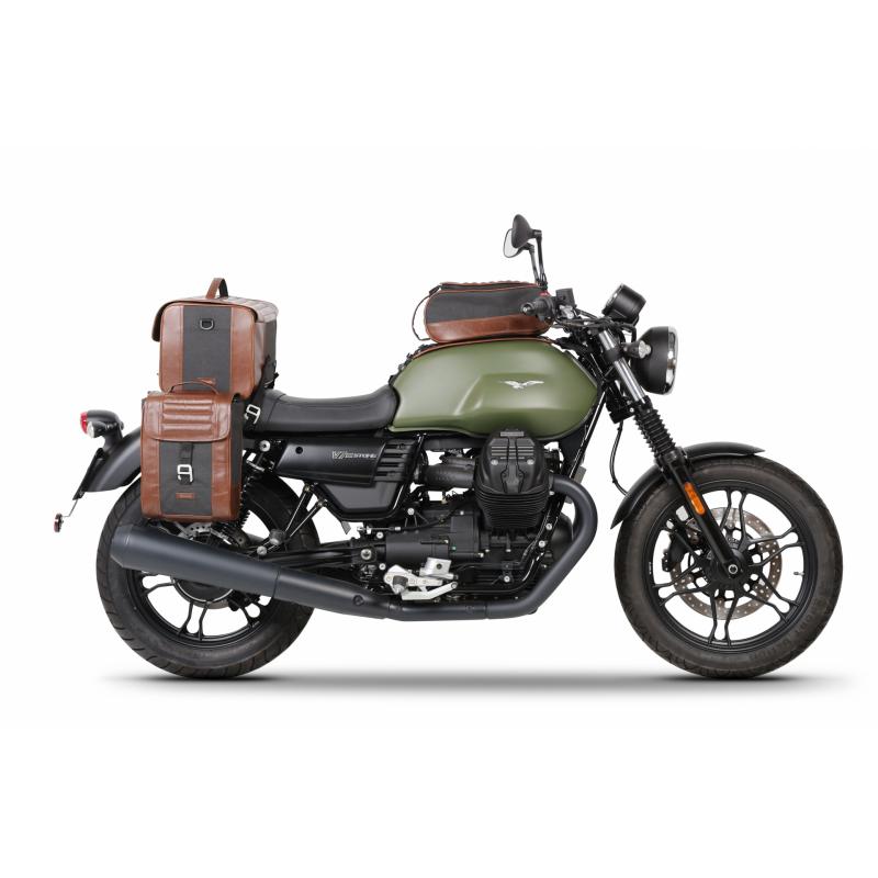 Sangle réservoir porte bagages Moto Guzzi V7 | Modif Moto